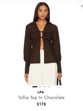 LPA Tullia Top In Chocolate